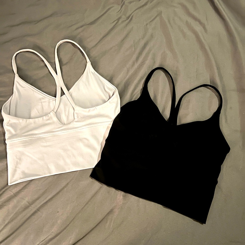 Longline sports bras